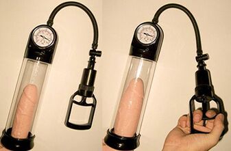 Ingrandimento del pene di 3-4 cm in 1 giorno utilizzando una pompa a vuoto